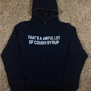 *New W/ Tags* Cough Syrup "VVS BLACK" Hoodie